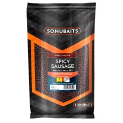 Sonubaits Halibut Pellets 3mm - Spicy Sausage // Pikantna Kiełbasa