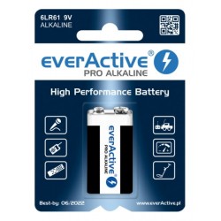 Bateria alkaiczna EverActive Pro 6LR61 9v