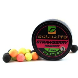 Solbaits Wafters Strawberry Washout 8mm
