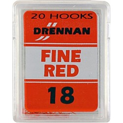 Haczyki Drennan Fine Red 20szt