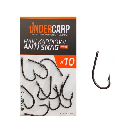 Haki Karpiowe Anti Snag Pro Undercarp Nr2