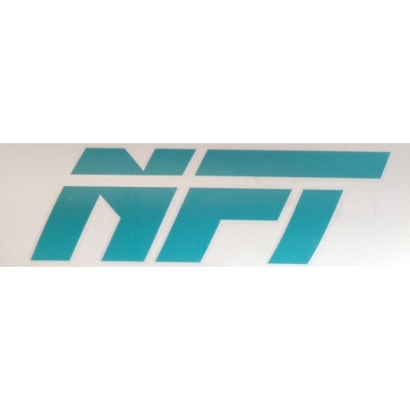Naklejka NFT duża- turkusowa